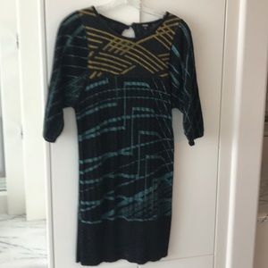 Pixie metallic knit sweater dress vintage